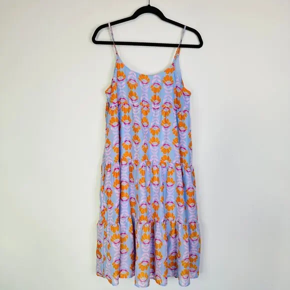 J. Marie The Violet Midi Dress Size Medium - Picture 3 of 8